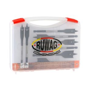 RUWAG - 8 Piece Wood Flat Drill Set