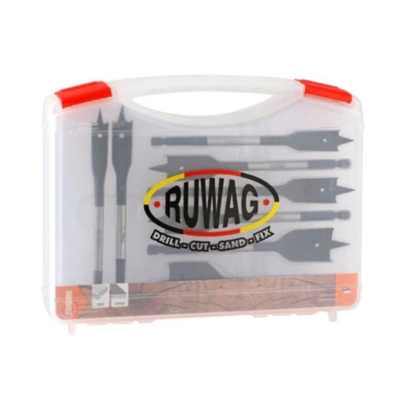 8-Piece-Wood-Flat-Drill-Set